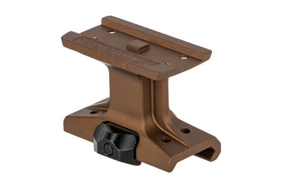 Reptilia Corp red dot mount 1.93 is flat dark earth anodized